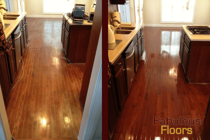 before and after hardwood floor refinishing 