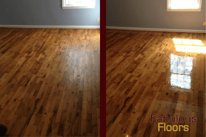 leon-valley-hardwood-floor-resurfacing before and after floor resurfacing in franklin